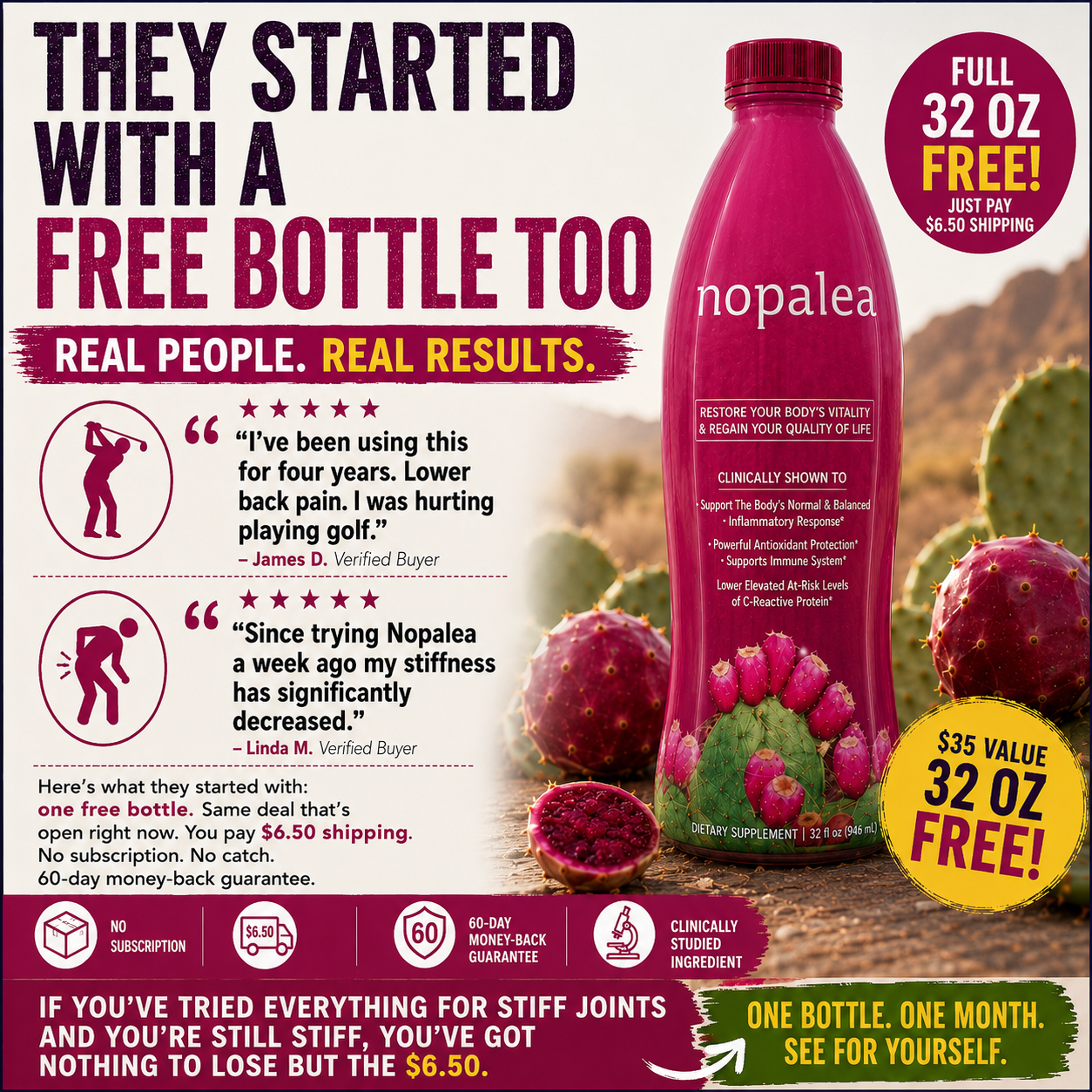 Nopalea ad — real people, real results.